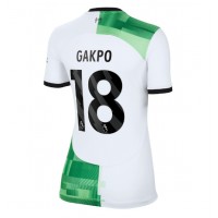 Liverpool Cody Gakpo #18 Auswärtstrikot Frauen 2023-24 Kurzarm